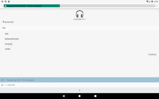 Listen2Me-read webpage for you android App screenshot 0